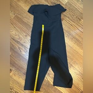 Babaton Black strapless jumpsuit
